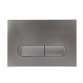 Клавиша смыва AVS оружейная сталь овальные кнопки