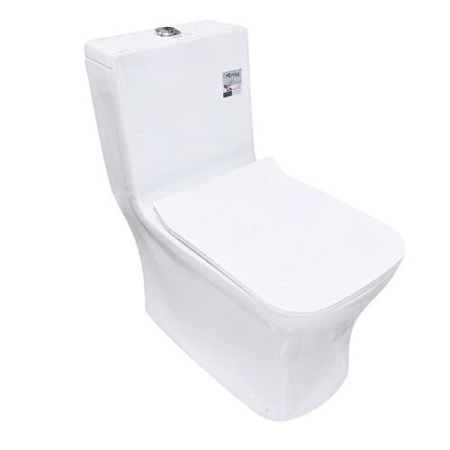 Унитаз моноблок безободковый 106 Flat P Trap
