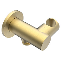 Шланговое подключение с держателем AVS 811-604-BG брашированное золото