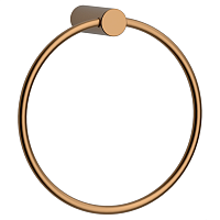 Полотенцедержатель AVS Slimmer, брашированное розовое золото, кольцо