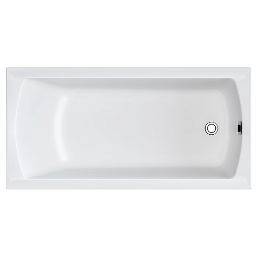 Акриловая ванна AVS Модена 120x70 белая, без каркаса