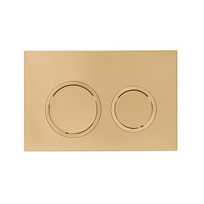 Клавиша смыва AVS брашированное золото, для узкой и низкой инсталляции