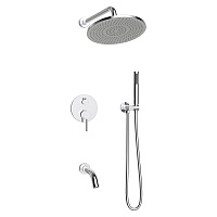 Душевой комплект AVS Slimmer 4в1 хром
