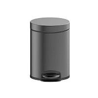 Ведро для мусора AVS Универсал 827-033-GM 12 л, оружейная сталь