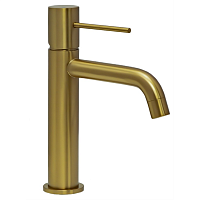 Смеситель для раковины AVS Slimmer брашированное золото