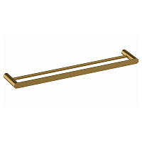 Полотенцедержатель двойной AVS Beauty 60 брашированное золото
