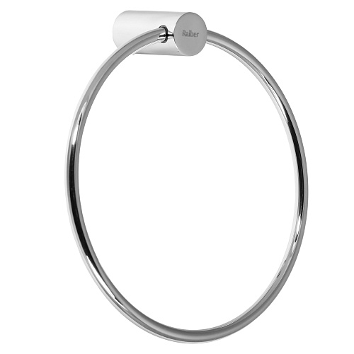 Полотенцедержатель "кольцо" Raiber Premium, Graceful, RP-80006, хром