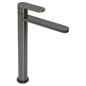 Смеситель для раковины AVS Beauty высокий, оружейная сталь