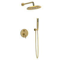 Душевой комплект AVS Slimmer 3в1 брашированное золото