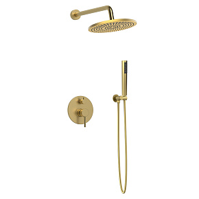 Душевой комплект AVS Slimmer 3в1 брашированное золото