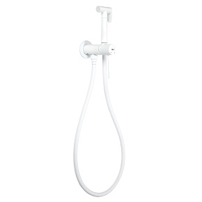 Гигиенический душ со смесителем AVS Slimmer белый матовый