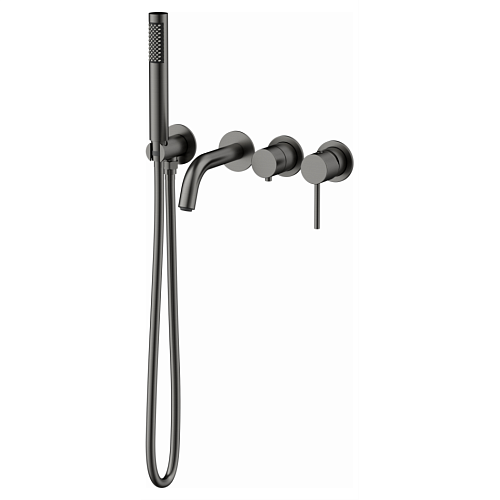 Смеситель для ванны AVS Slimmer оружейная сталь