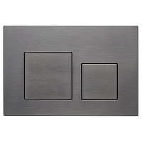 Клавиша смыва AVS оружейная сталь квадратные кнопки