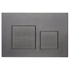 Клавиша смыва AVS оружейная сталь квадратные кнопки