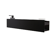 Полка AVS King, 60 см, черный матовый, с дозатором и стаканом