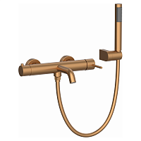 Смеситель для ванны с душем AVS Slimmer брашированное розовое золото