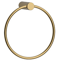 Полотенцедержатель AVS Slimmer, брашированное золото, кольцо