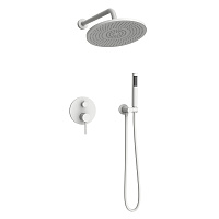 Душевой комплект AVS Slimmer 3в1 белый матовый