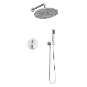 Душевой комплект AVS Slimmer 3в1 белый матовый