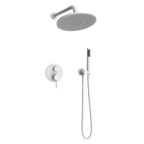 Душевой комплект AVS Slimmer 3в1 белый матовый