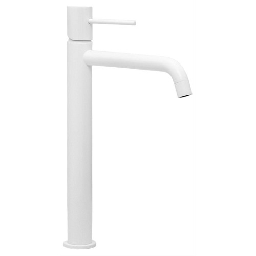 Смеситель для раковины AVS Slimmer высокий, белый матовый