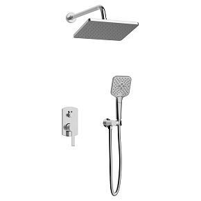 Душевой комплект AVS Elegant 3в1 квадратный, хром