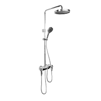 Душевая стойка в комплекте с гигиеническим душем AVS Oceanus хром