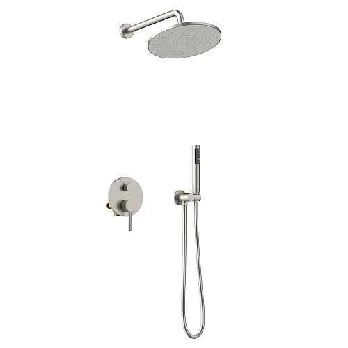Душевой комплект AVS Slimmer 3в1 брашированный никель