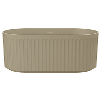 Акриловая ванна AVS Олимпия 170x75 оливковая светлая матовая, c донным клапаном