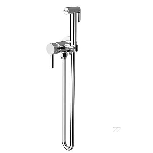 Гигиенический душ со смесителем Raiber Premium, Graceful RP-009, цвет хром