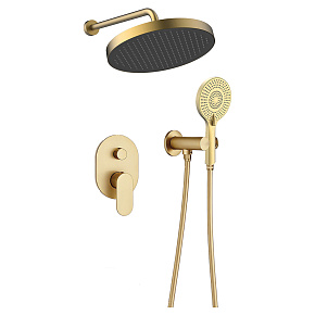Душевой комплект AVS Beauty Н811-703-2-BG брашированное золото
