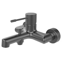 Смеситель для ванны и душа AVS Seeme оружейная сталь