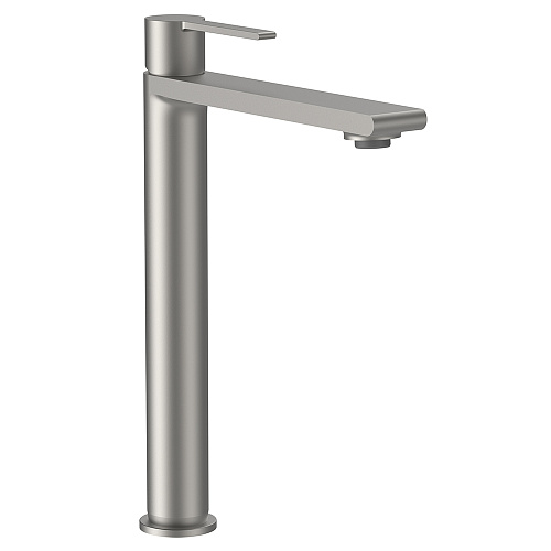 Смеситель для раковины AVS Elegant высокий, брашированный никель
