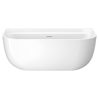 Акриловая ванна AVS Артемида 170x80 белая, с сливом-переливом и донным клапаном