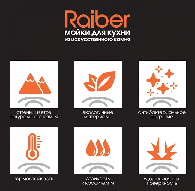 Мойки для кухни Raiber