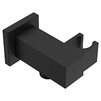 Шланговое подключение с держателем AVS Cube черный матовый