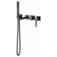 Смеситель для ванны AVS Elegant оружейная сталь