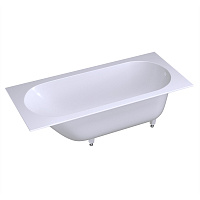 Ванна из искусственного камня AVS Эллада 180x80 белая матовая с ножками