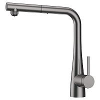Смеситель для кухни AVS LineaPure elegant оружейная сталь