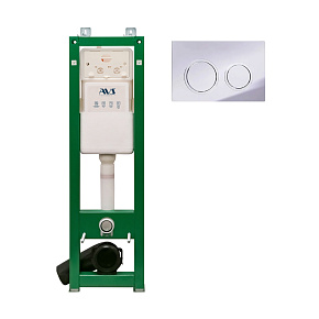 Комплект AVS 2в1: Инсталляция 809-0002-7732C + Клавиша 809-0014-CR хром