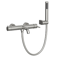 Смеситель для ванны с душем AVS Slimmer брашированный никель