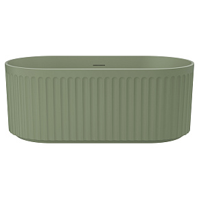 Акриловая ванна AVS Олимпия 170x75 оливковая темная матовая, c донным клапаном