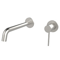 Смеситель для раковины AVS Slimmer с внутренней частью, брашированный никель