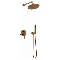 Душевой комплект AVS Slimmer 3в1 брашированное розовое золото