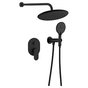 Душевой комплект AVS Beauty Н811-703-2/3-MB черный матовый